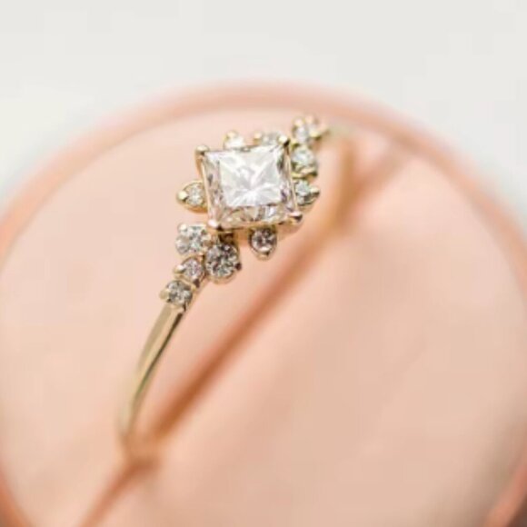 Gold Plated Dainty Ring - Minimalist - NEW - Picture 3 of 3